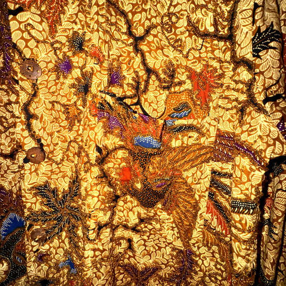 PAULL ROPP Men's Sz M Heavy Beaded Cotton button down Long Sleeve Shirt Vintage - Picture 15 of 16